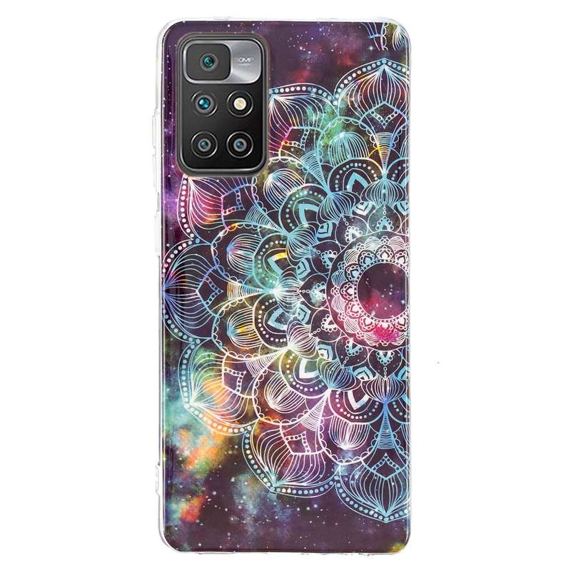 For Samsung Galaxy S22 Ultra 5G RedPepper Transparent Dot Shockproof Waterproof PC + TPU Phone Case(