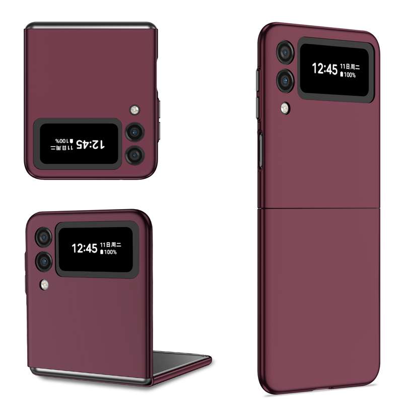 For Samsung Galaxy Z Flip3 5G Armor Foldable Phone Case(Purple)