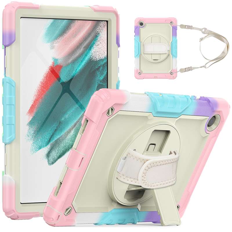 For iPhone 11 Pro Max Gradient Color Glass Case(White)