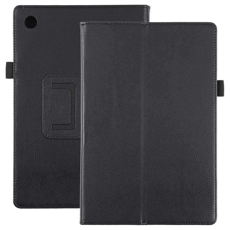 For Samsung Galaxy Tab A8 10.5 2021 Litchi Texture Solid Color Leather Tablet Case(Green)