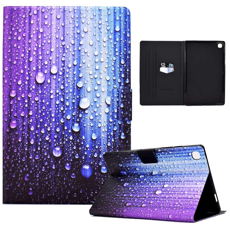 For Samsung Galaxy Tab A7 10.4 2020 Electric Pressed TPU Leather Tablet Case(Butterfly)