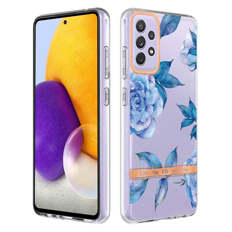 For Samsung Galaxy S20 Flowers and Plants Series IMD TPU Phone Case(Orchid Peony)
