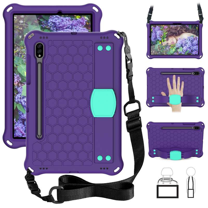 For Samsung Galaxy Tab A8 10.5 2021 Shockproof Black Silicone + PC Tablet Protective Case(Black)