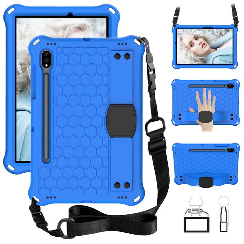 For Samsung Galaxy Tab A8 10.5 2021 Shockproof Black Silicone + PC Tablet Protective Case(Black)