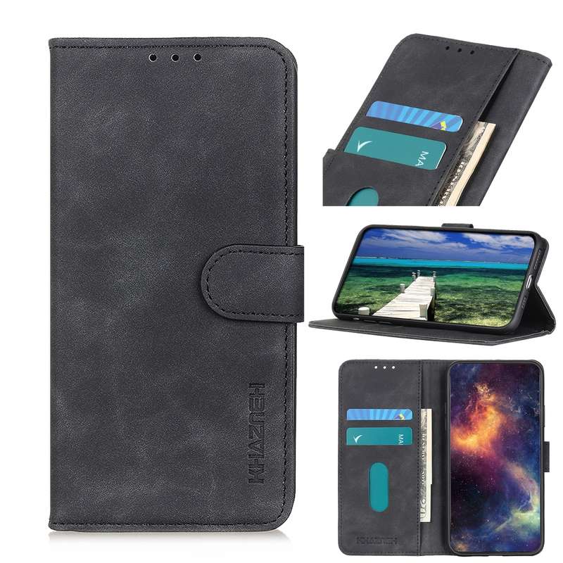 For Samsung Galaxy A23 4G KHAZNEH Retro Texture Flip Leather Phone Case(Brown)