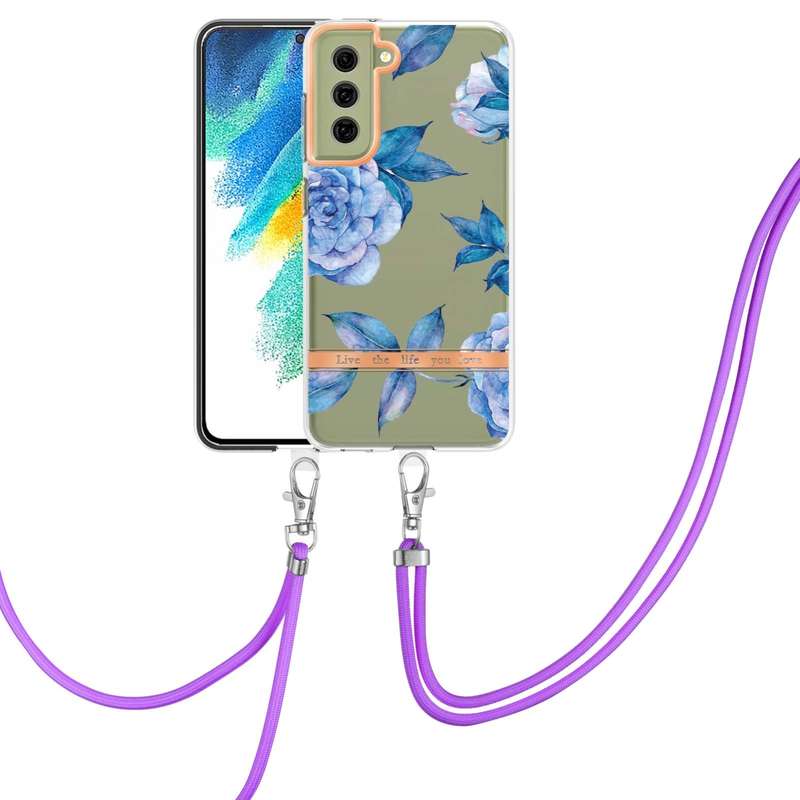 For OPPO Reno Gradient Color Glass Case(Blue)