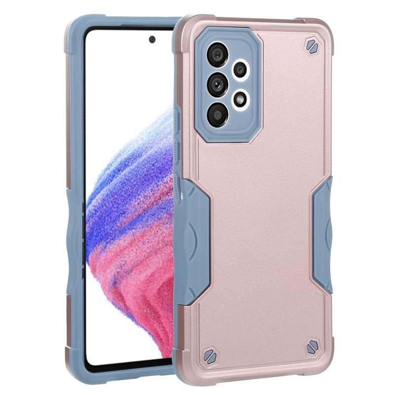 For Samsung Galaxy A53 Non-slip Armor Phone Case(Green)
