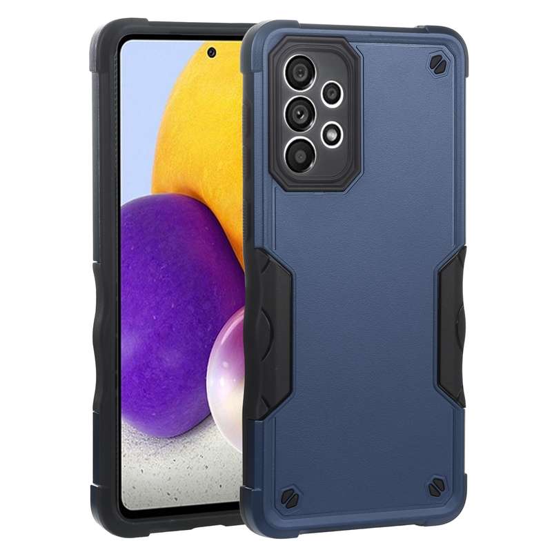 For Samsung Galaxy A73 Non-slip Armor Phone Case(Green)