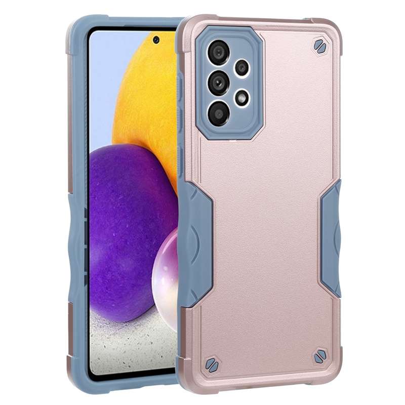 For OPPO A57 / A39 Gradient Color Glass Case(Blue)