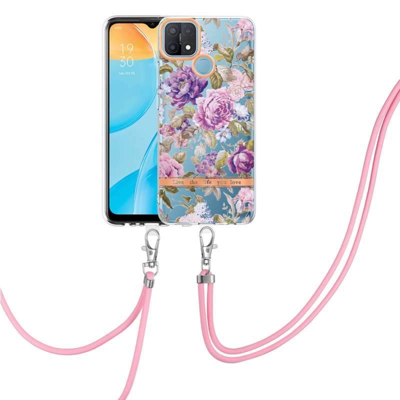 For Galaxy A80 Gradient Color Glass Case(Red)