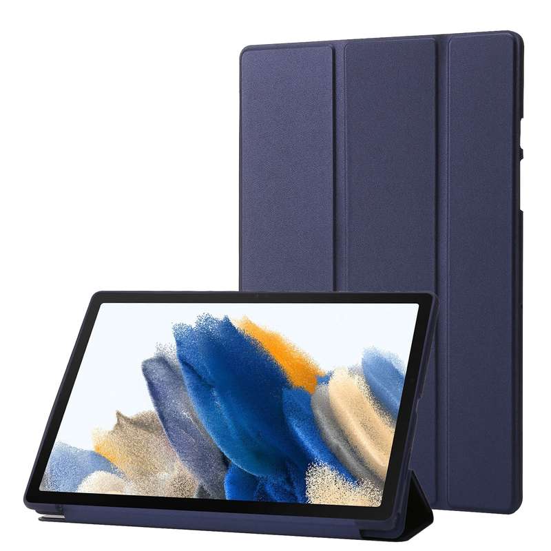 For Samsung Galaxy Tab A8 10.5 2021 TPU Three-fold Horizontal Flip Leather Case(Green)