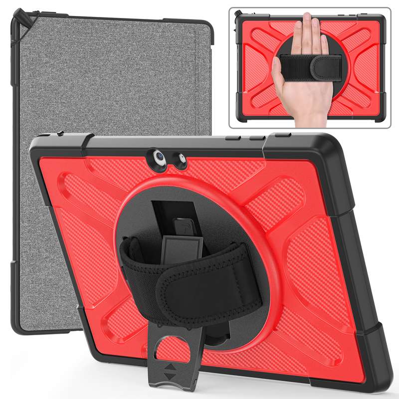 For Microsoft Surface Go 4 / 3 / 2 / 1 TPU + PC Tablet Case(Black)