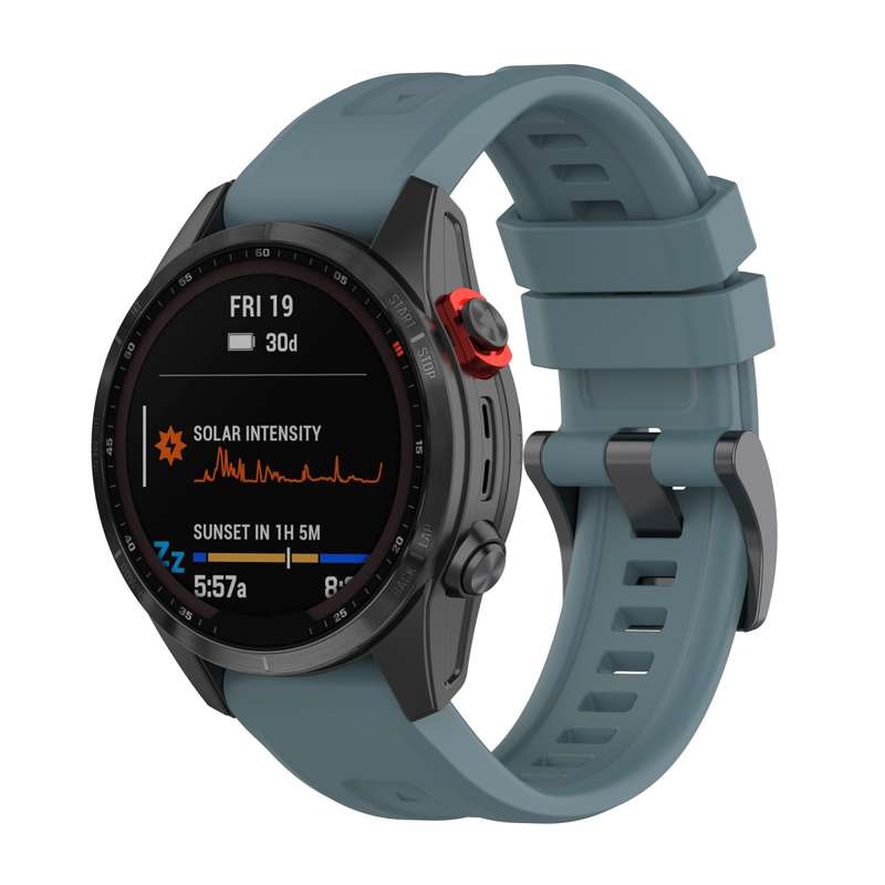 For Garmin Fenix 7X Quick Release Silicone Watch Band(Orange)