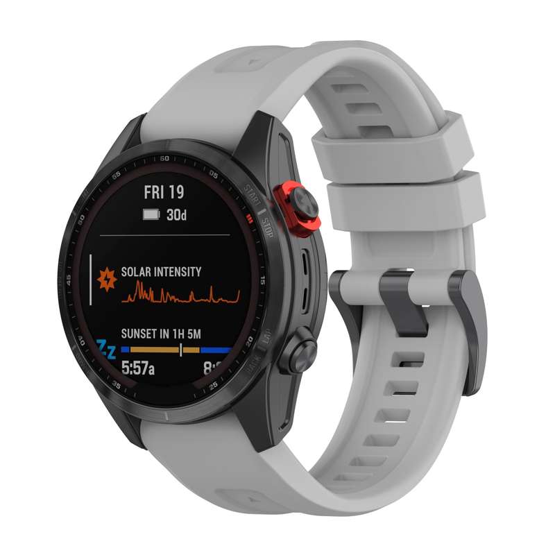 For Garmin Fenix 7X Quick Release Silicone Watch Band(Orange)