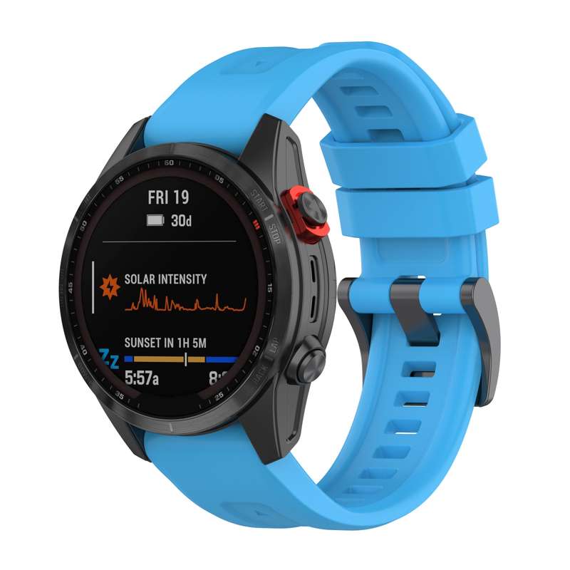 For Garmin Fenix 7X Quick Release Silicone Watch Band(Orange)