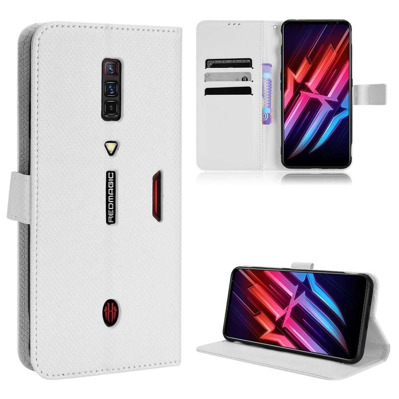 For ZTE nubia Red Magic 6 / 6 Pro Diamond Texture Leather Phone Case(Purple)