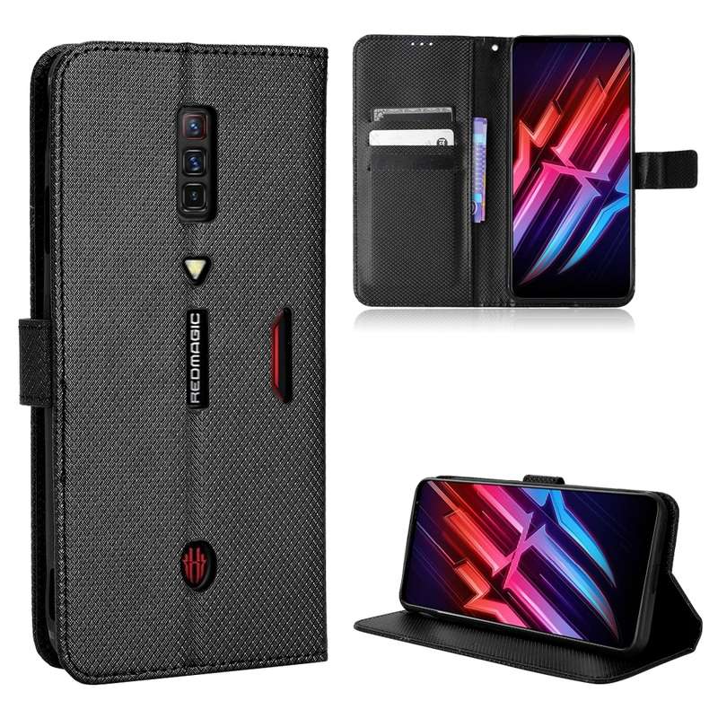 For ZTE nubia Red Magic 6 / 6 Pro Diamond Texture Leather Phone Case(Purple)