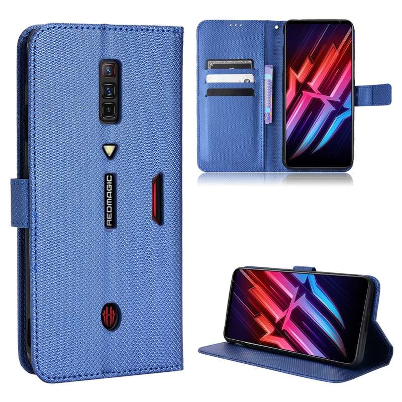 For ZTE nubia Red Magic 6 / 6 Pro Diamond Texture Leather Phone Case(Purple)