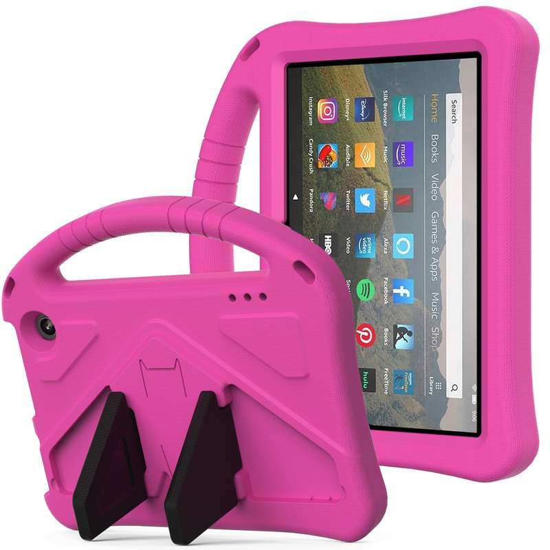 For Amazon Kindle Fire 7 2022 EVA Flat Anti Falling Tablet Case(Green)
