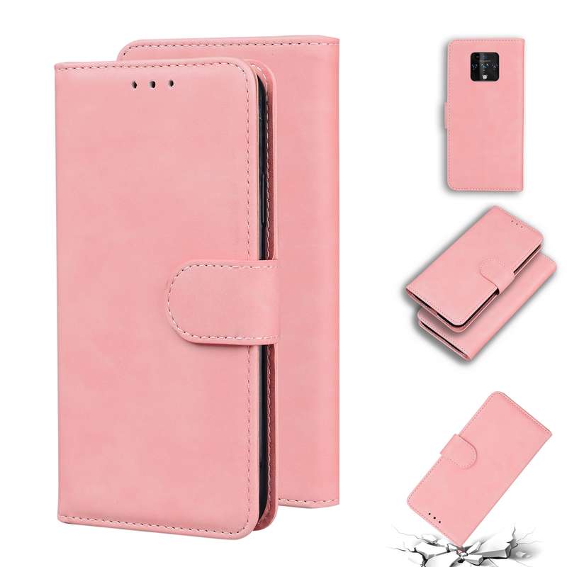 For Tecno Camon 16 Premier CE9 Skin Feel Pure Color Flip Leather Phone Case(Green)