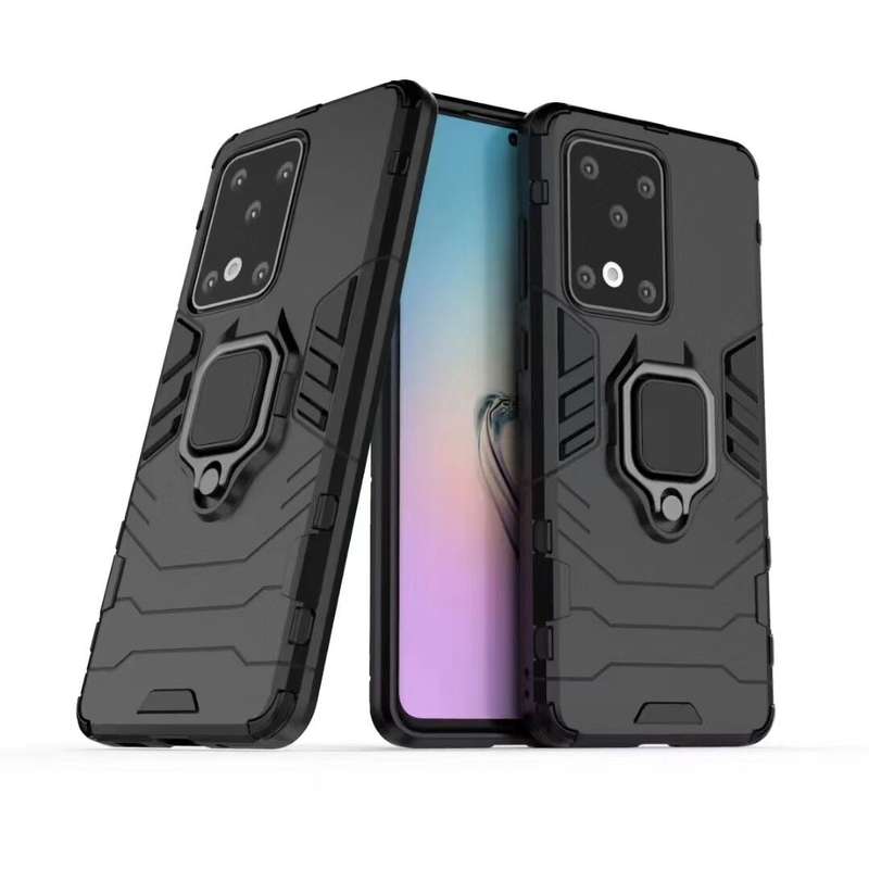 For Samsung Galaxy S22 Ultra 5G RedPepper Transparent Dot Shockproof Waterproof PC + TPU Phone Case(