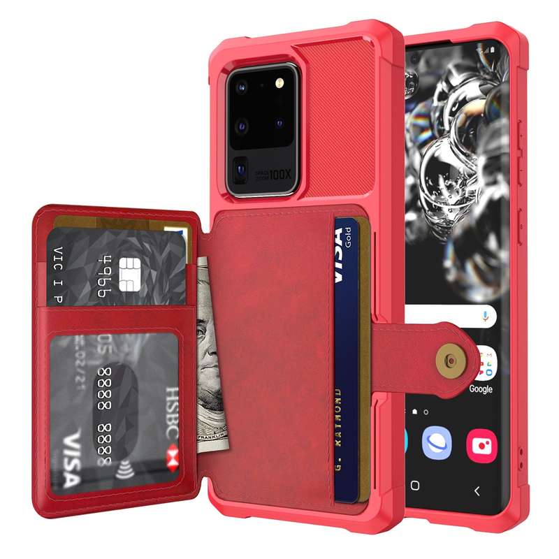 For Samsung Galaxy S21 5G Magnetic Wallet Card Bag Leather Phone Case(Black)