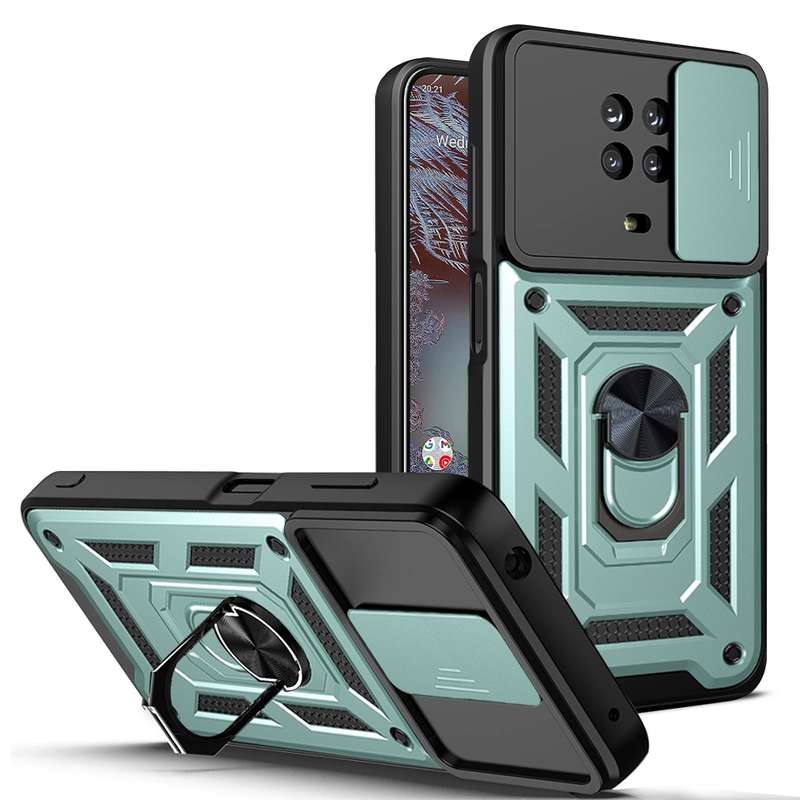 For Nokia G10 / G20 Sliding Camera Cover Design TPU+PC Phone Case(Red)
