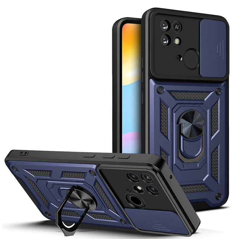 For vivo Y35 4G / Y22s KHAZNEH Retro Texture PU + TPU Horizontal Flip Leather Case(Blue)