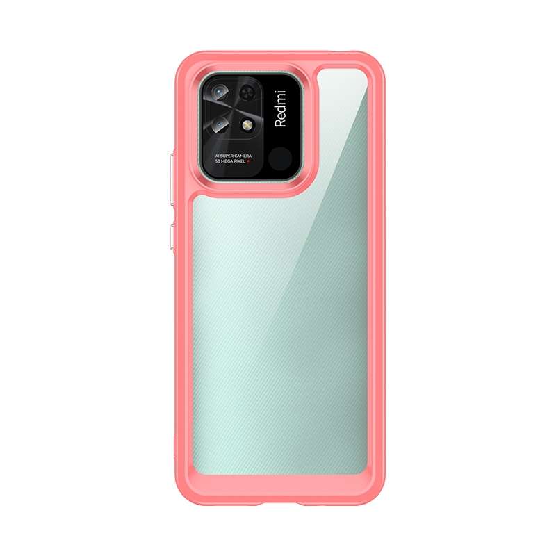 For Xiaomi Redmi 10C Colorful Series Acrylic + TPU Phone Case(Transparent)