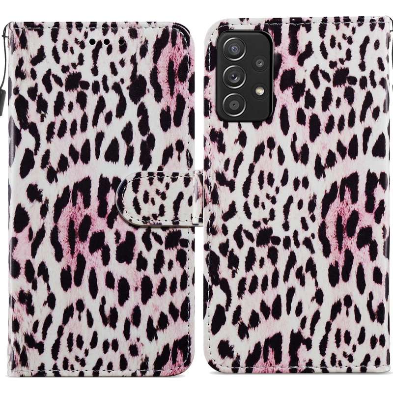 For Samsung Galaxy A53 5G Painted Pattern Horizontal Flip Leather Phone Case(Sunflower)