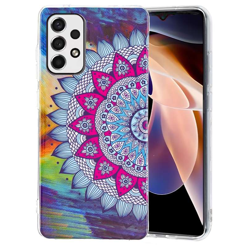 For Samsung Galaxy A13 4G Luminous TPU Protective Phone Case(Graffiti)