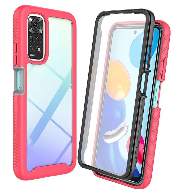 For Xiaomi Redmi Note 11 Pro Global Starry Sky Solid Color PC + TPU Phone Case with PET Film(Black)