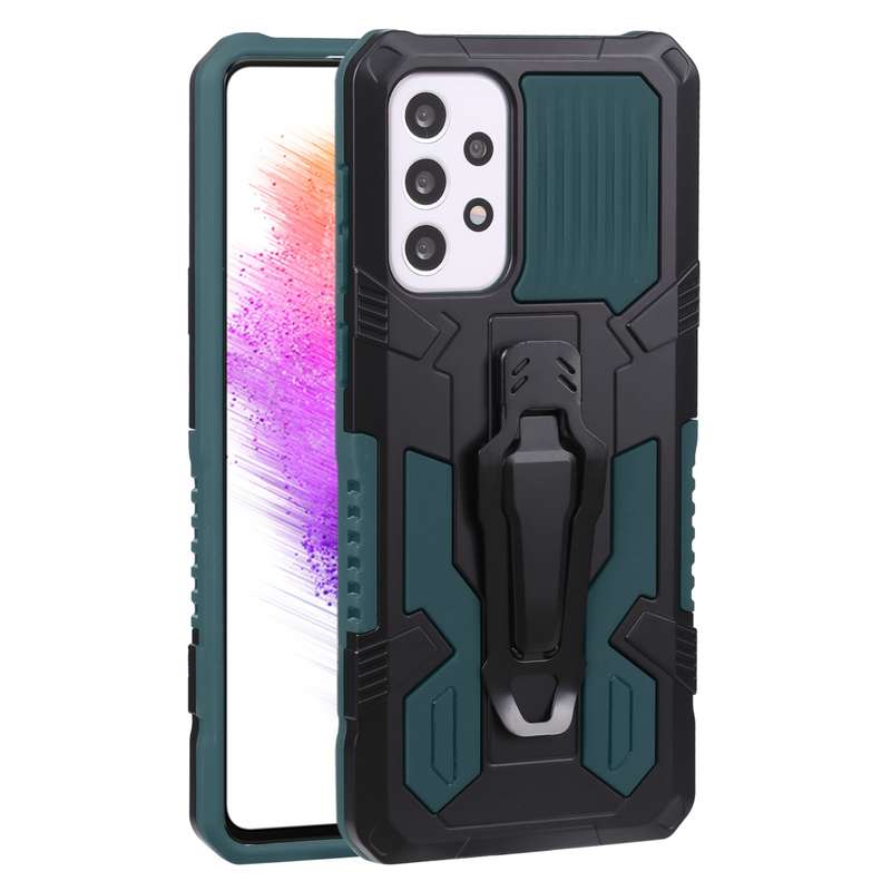 For Samsung Galaxy A33 5G Mandala Embossed Flip Leather Phone Case(Green)