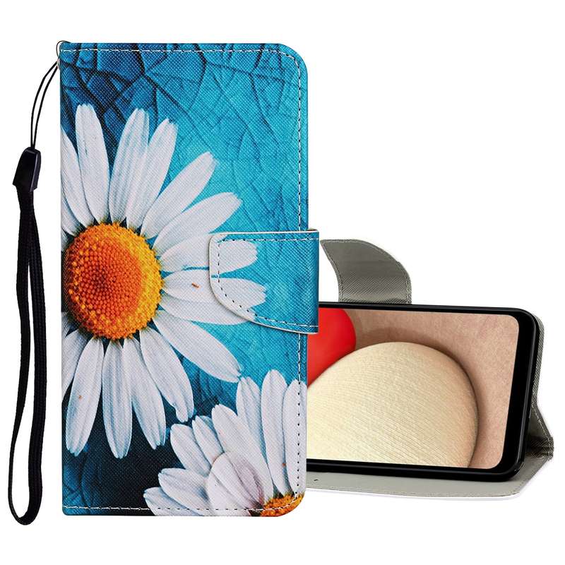 For Samsung Galaxy A33 5G Colored Drawing Pattern Flip Leather Case(Peony)