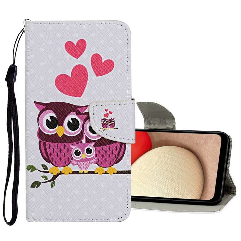 For Samsung Galaxy A33 5G Colored Drawing Pattern Flip Leather Case(Peony)