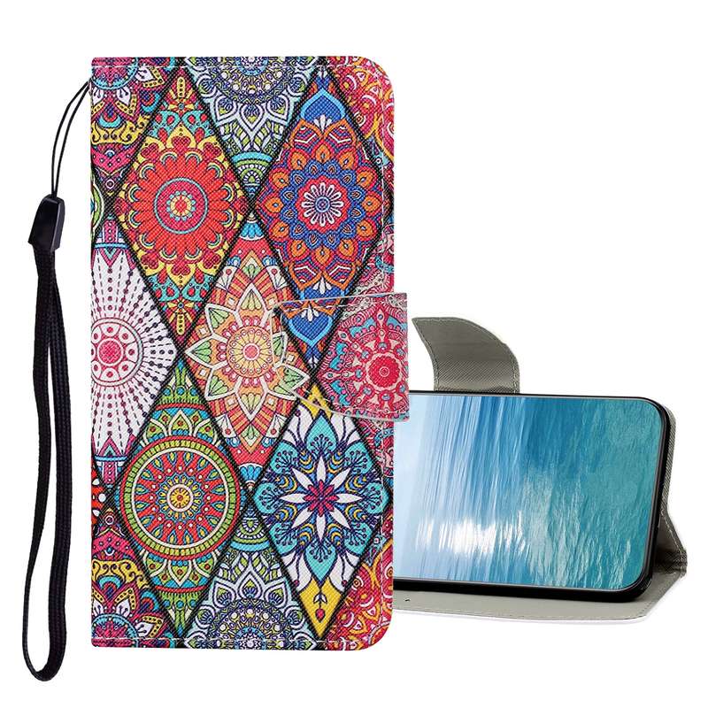 For Xiaomi Redmi Note 11 Pro 4G Colored Drawing Pattern Flip Leather Case(Mandala)