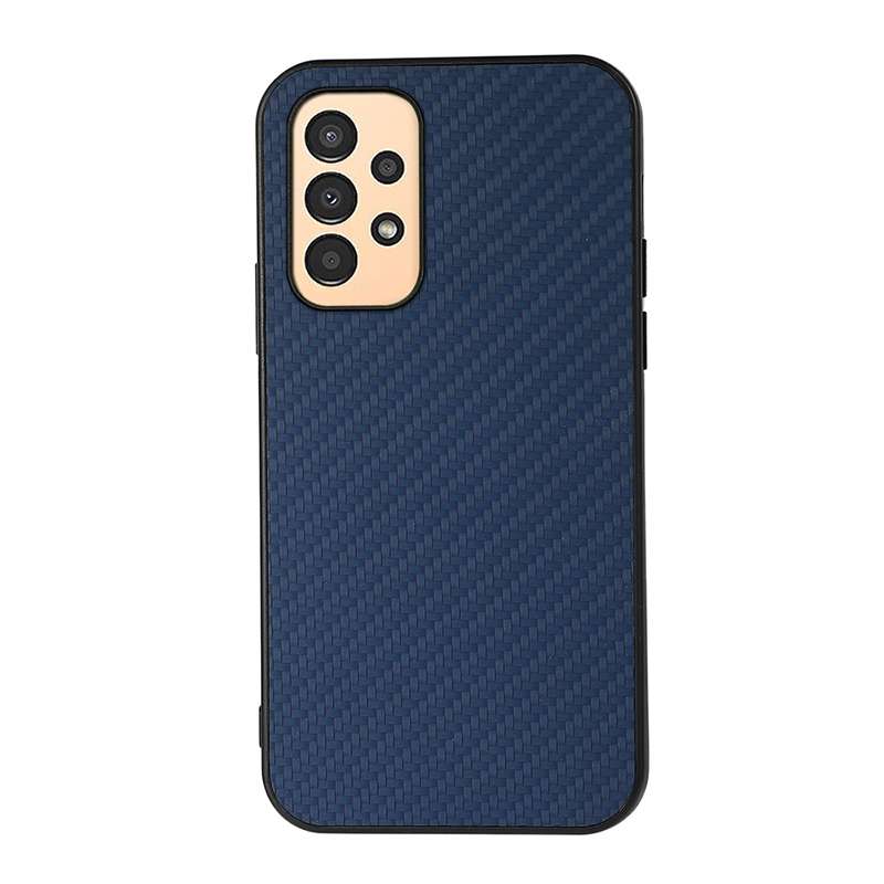 For Samsung Galaxy A13 4G Carbon Fiber Texture Shockproof Phone Case(Black)