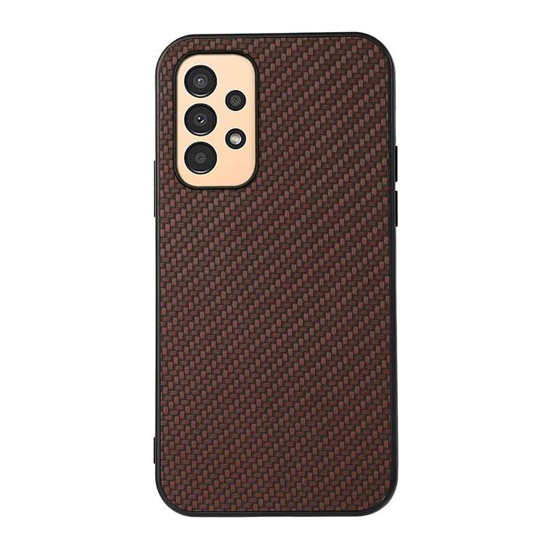 For Samsung Galaxy A13 4G Carbon Fiber Texture Shockproof Phone Case(Black)