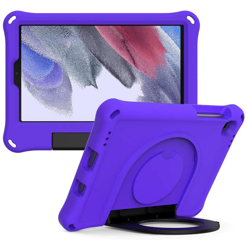For Samsung Galaxy Tab A7 Lite EVA Handle Holder Tablet Case(Blue)