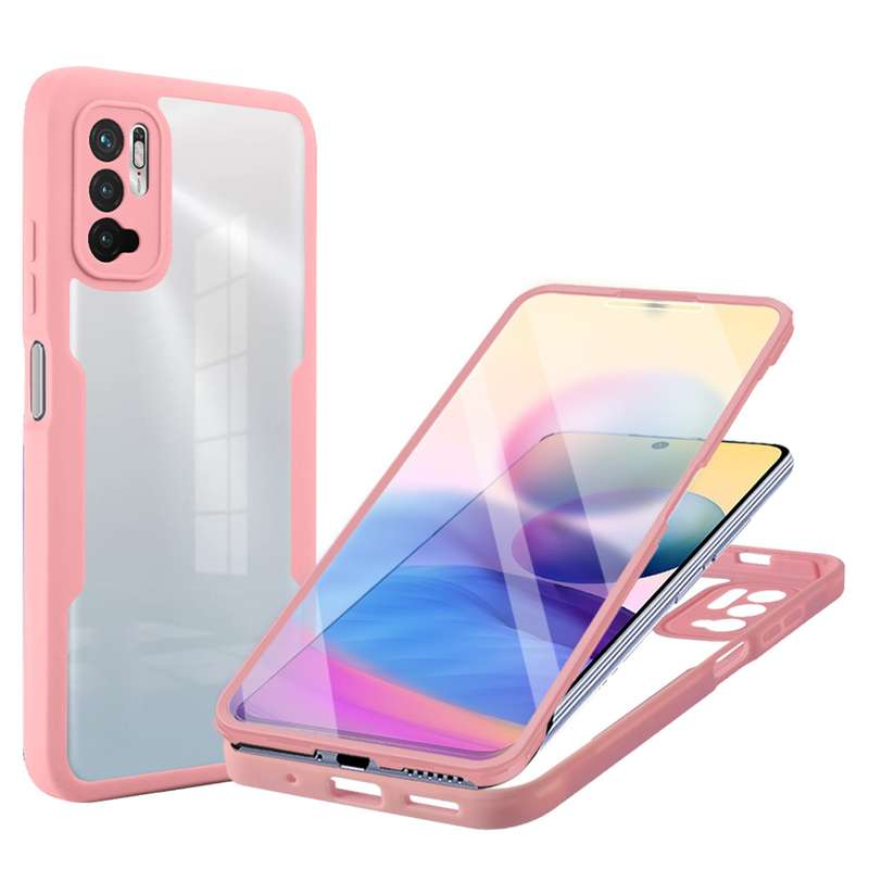 For Xiaomi Redmi 10 Acrylic + TPU 360 Degrees Full Coverage Phone Case(Green)