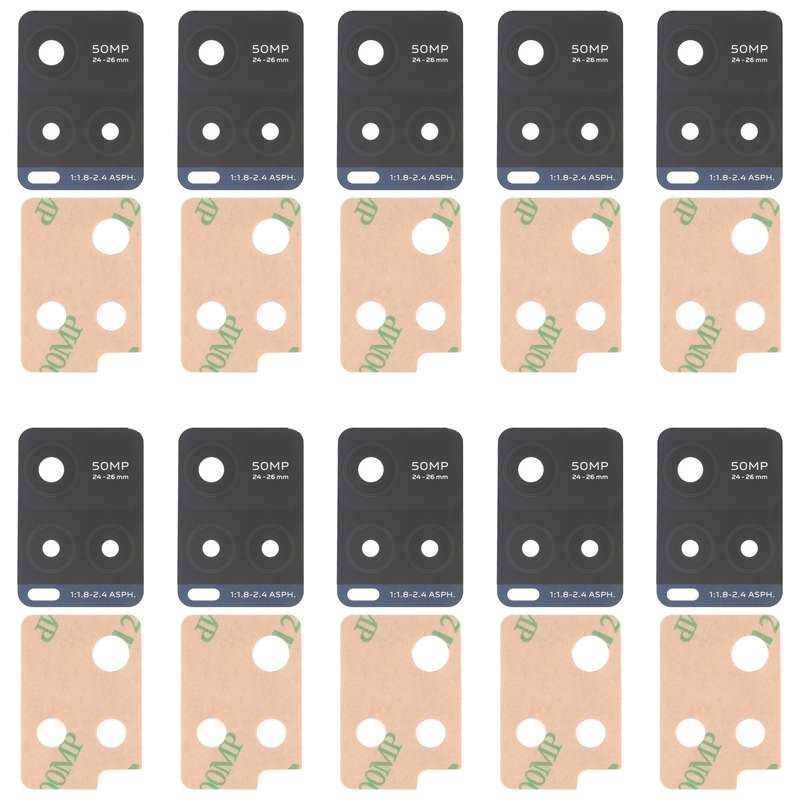 For vivo Y21S / Y33S / Y33T 10pcs Back Camera Lens