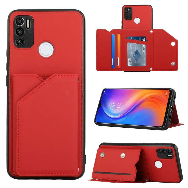 For Tecno Spark 5 Air / 6 Air Skin Feel PU + TPU + PC Phone Case(Rose Gold)