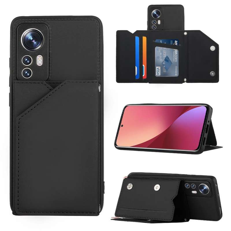 For Xiaomi 12 Skin Feel PU + TPU + PC Phone Case(Rose Gold)