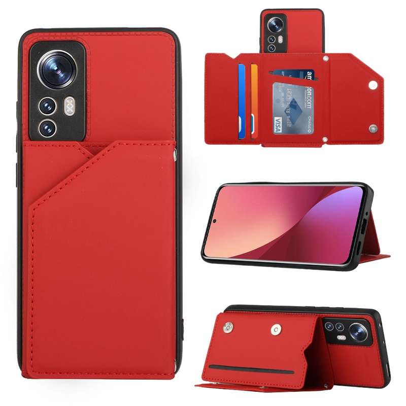 For Xiaomi 12 Skin Feel PU + TPU + PC Phone Case(Rose Gold)