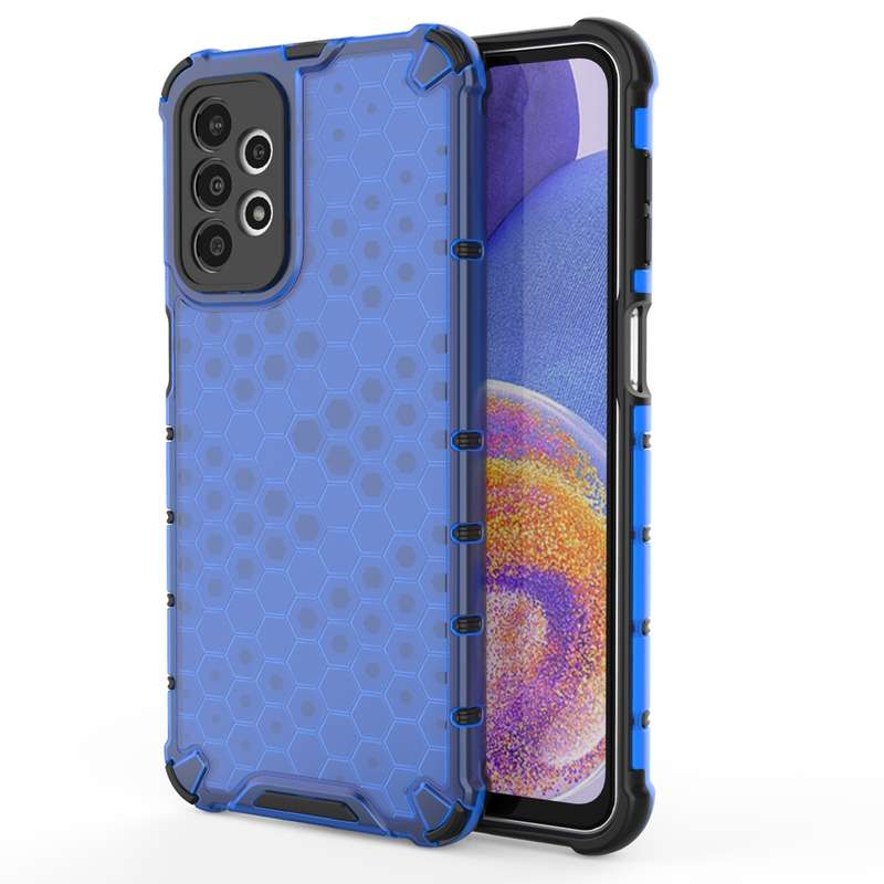 For OPPO A55 5G / A54 4G / A53S 5G / A16 / A54S 4G Ring IMD Flowers TPU Phone Case(Blue Rose)