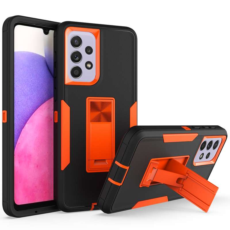 For Samsung Galaxy A33 5G Magnetic Holder Phone Case(Black)