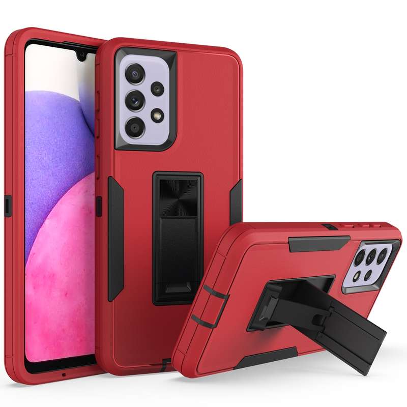 For Samsung Galaxy A33 5G Magnetic Holder Phone Case(Black)