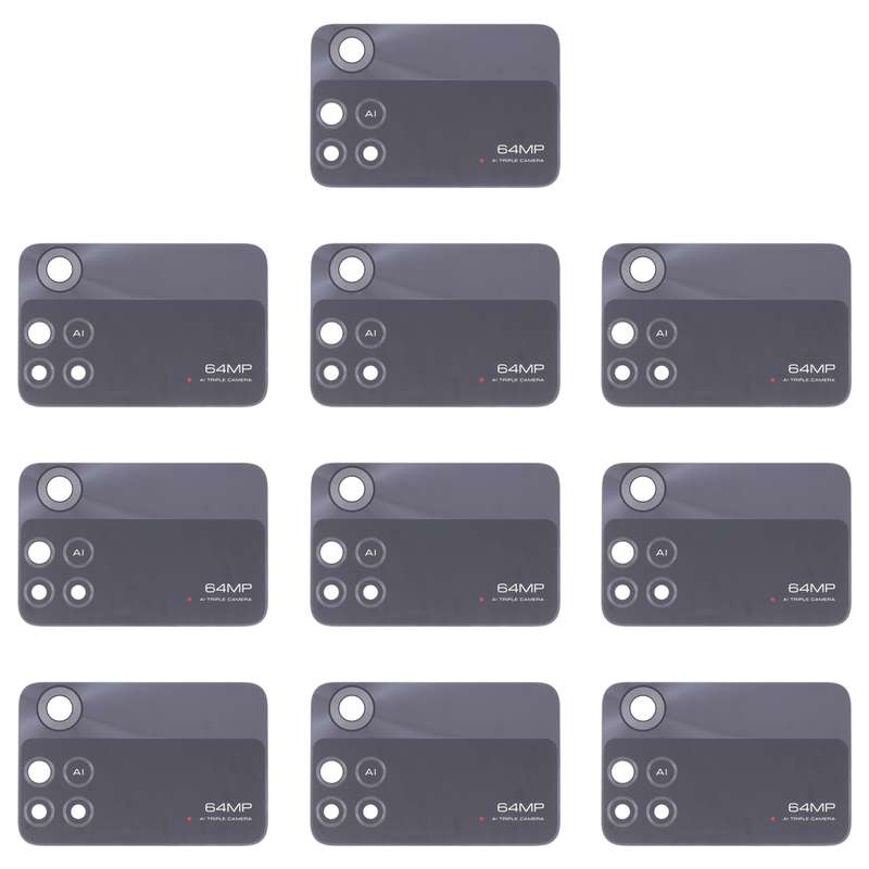 10 PCS Back Camera Lens For Xiaomi Poco M4 Pro 4G