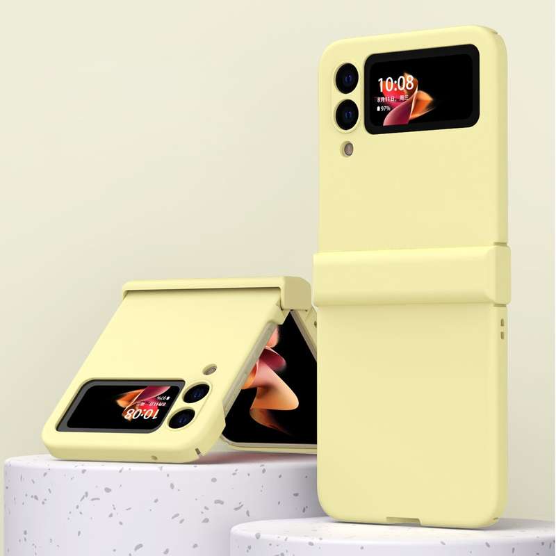 For Samsung Galaxy Z Flip3 5G Hinge Flip Phone Case(Purple)