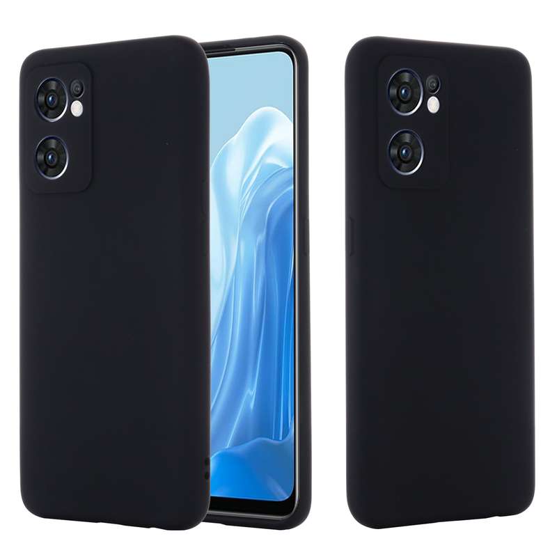 For OnePlus Nord CE 2 5G Pure Color Liquid Silicone Shockproof Full Coverage Phone Case(Green)